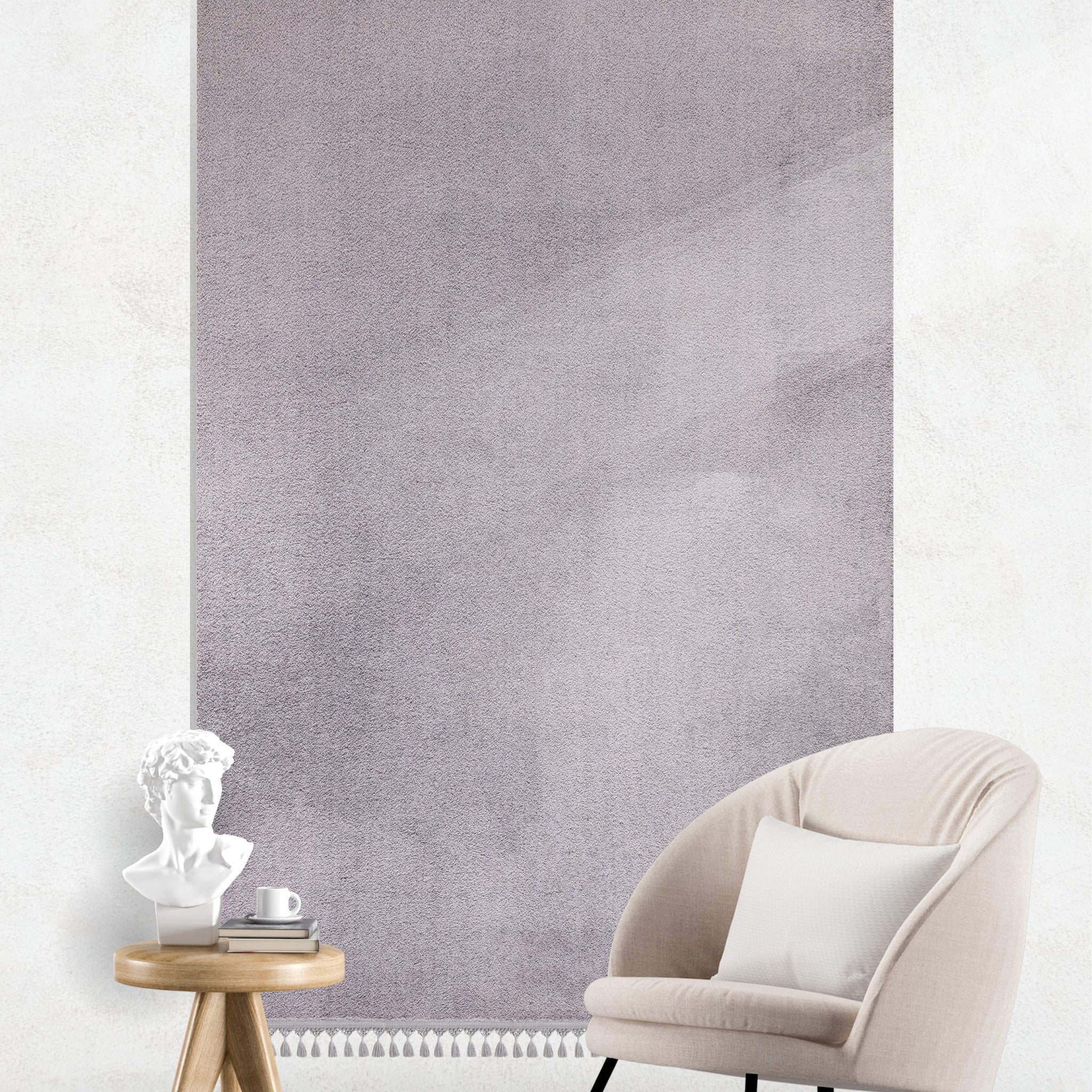 Soft Peluş Halı Gri