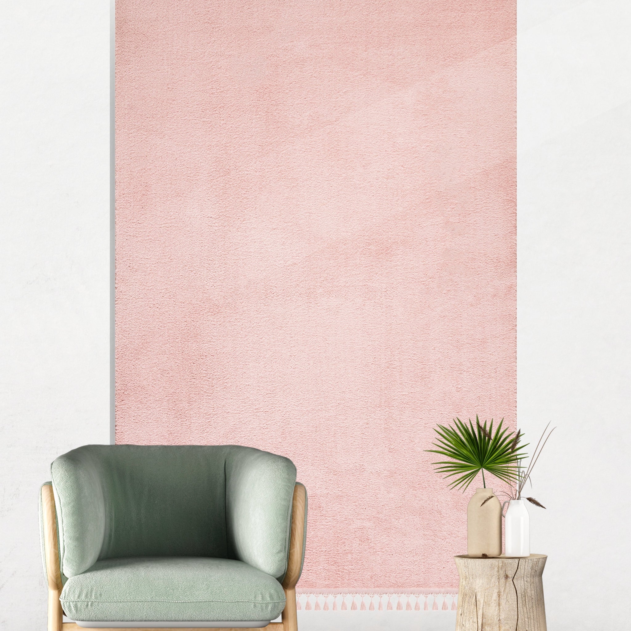 Soft Peluş Halı Pembe